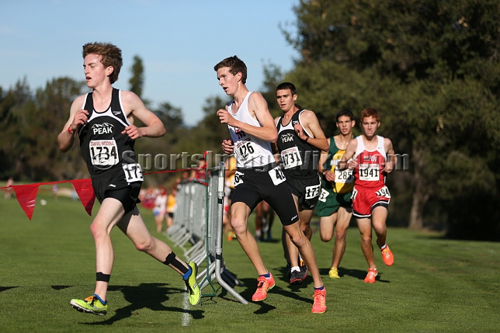 2013SIXCHS-021.JPG - 2013 Stanford Cross Country Invitational, September 28, Stanford Golf Course, Stanford, California.